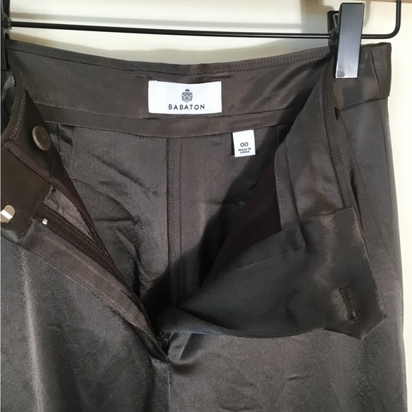 Aritzia Babaton Satin Refined High Waist Cargo Pants - Picture 6 of 7